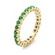 Anillo Alianza de oro amarillo de 18 Kt con topacio