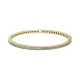 Pulsera Elástica de oro amarillo de 18 Kt con topacio