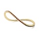 Pulsera Elástica de oro amarillo de 18 Kt con topacios de 2,58 ct