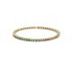 Pulsera Elástica de oro amarillo de 18 Kt con topacio