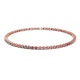 Pulsera Elástica de oro rosa de 18 Kt con piedra de color