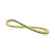 Pulsera Elástica de oro amarillo de 18 Kt con topacio