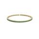 Pulsera Elástica de oro amarillo de 18 Kt con topacio