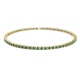 Pulsera Elástica de oro amarillo de 18 Kt con topacio
