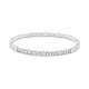 Pulsera Elástica de oro blanco de 18 Kt con diamantes de 2,00 a 3,05 ct