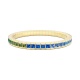 Pulsera Elástica de oro amarillo de 18 Kt con zafiro de 13,35 ct
