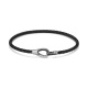 Pulsera de paladio con diamantes negros de 0,12 ct