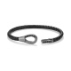 Pulsera de paladio con diamantes negros de 0,39 ct