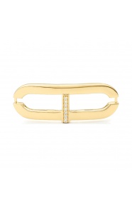 Pulsera de oro amarillo de 18 Kt con diamantes de 0,02 ct