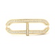 Pulsera de oro amarillo de 18 Kt con diamantes de 0,19 ct