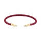 Pulsera de cordón de oro amarillo de 18 Kt