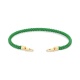 Pulsera de cordón de oro amarillo de 18 Kt