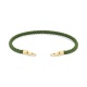 Pulsera de cordón de oro amarillo de 18 Kt