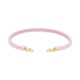 Pulsera de cordón de oro amarillo de 18 Kt
