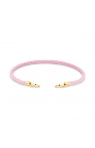 Pulsera de cordón de oro amarillo de 18 Kt