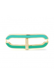 Pulsera de oro amarillo de 18 Kt con diamantes de 0,02 ct