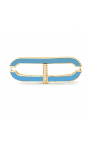 Pulsera de oro amarillo de 18 Kt con diamantes de 0,02 ct
