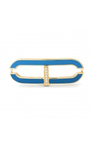 Pulsera de oro amarillo de 18 Kt con diamantes de 0,02 ct