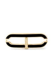 Pulsera de oro amarillo de 18 Kt con diamantes de 0,02 ct