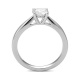 Anillo Solitario de oro blanco de 18 Kt con diamante de 0,32 a 1,02 ct, certificado GIA