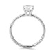 Anillo Solitario de oro blanco de 18 Kt con diamantes de 0,46 a 1,16 ct, certificado GIA