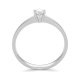 Anillo Solitario de oro blanco de 18 Kt con diamante de 0,32 a 1,02 ct, certificado GIA