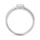 Anillo Solitario de oro blanco de 18 Kt con diamante de 0,32 a 1,02 ct, certificado GIA