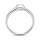 Anillo Solitario de oro blanco de 18 Kt con diamante de 0,32 a 1,02 ct, certificado GIA