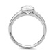 Anillo Solitario de oro blanco de 18 Kt con diamante de 0,32 a 1,02 ct, certificado GIA