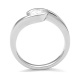 Anillo Solitario de oro blanco de 18 Kt con diamante de 0,32 a 1,02 ct, certificado GIA