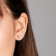 Pendientes Dormilonas de oro blanco de 18 Kt con diamantes de 0,64 a 2,04 ct, certificado GIA