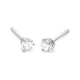 Pendientes Dormilonas de oro blanco de 18 Kt con diamantes de 0,64 a 2,04 ct, certificado GIA