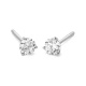 Pendientes Dormilonas de oro blanco de 18 Kt con diamantes de 0,64 a 2,04 ct, certificado GIA