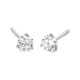 Pendientes Dormilonas de oro blanco de 18 Kt con diamantes de 0,64 a 2,04 ct, certificado GIA
