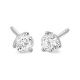 Pendientes Dormilonas de oro blanco de 18 Kt con diamantes de 0,64 a 2,04 ct, certificado GIA