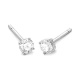 Pendientes Dormilonas de oro blanco de 18 Kt con diamantes de 0,64 a 2,04 ct, certificado GIA