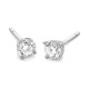 Pendientes Dormilonas de oro blanco de 18 Kt con diamantes de 0,64 a 2,04 ct, certificado GIA