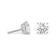Pendientes Dormilonas de oro blanco de 18 Kt con diamantes de 0,64 a 2,04 ct, certificado GIA