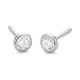 Pendientes Dormilonas de oro blanco de 18 Kt con diamantes de 0,64 a 2,04 ct, certificado GIA
