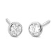 Pendientes Dormilonas de oro blanco de 18 Kt con diamantes de 0,64 a 2,04 ct, certificado GIA