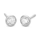 Pendientes Dormilonas de oro blanco de 18 Kt con diamantes de 0,64 a 2,04 ct, certificado GIA
