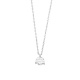 Colgante Solitario de oro blanco de 18 Kt con diamante de 0,32 a 1,02 ct, certificado GIA