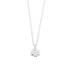 Colgante Solitario de oro blanco de 18 Kt con diamante de 0,32 a 1,02 ct, certificado GIA