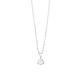 Colgante Solitario de oro blanco de 18 Kt con diamante de 0,32 a 1,02 ct, certificado GIA