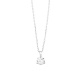 Colgante Solitario de oro blanco de 18 Kt con diamante de 0,32 a 1,02 ct, certificado GIA