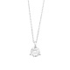Colgante Solitario de oro blanco de 18 Kt con diamante de 0,32 a 1,02 ct, certificado GIA
