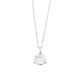 Colgante Solitario de oro blanco de 18 Kt con diamante de 0,32 a 1,02 ct, certificado GIA