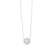 Colgante Rosetón de oro blanco de 18 Kt con diamantes de 0,38 a 1,17 ct, certificado GIA