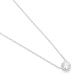 Colgante Rosetón de oro blanco de 18 Kt con diamantes de 0,38 a 1,17 ct, certificado GIA