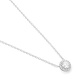 Colgante Rosetón de oro blanco de 18 Kt con diamantes de 0,38 a 1,17 ct, certificado GIA